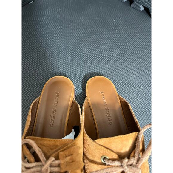 Jenni‎ Kayne Womens Suede Tassle Mule Slip On Shoes Suede Leather Size 36 US 6 - Picture 3 of 8